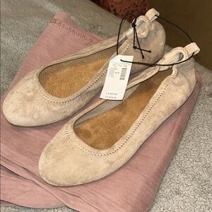 Maurices Beige Suede Flats